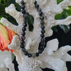 Boho beachy beaded bracelet.